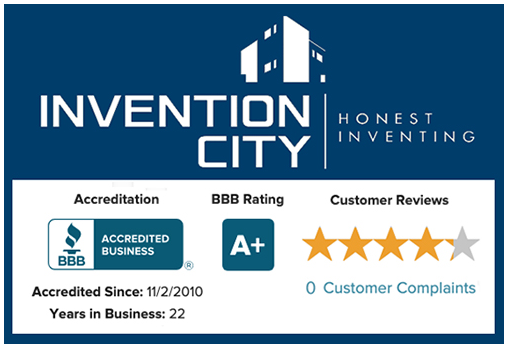 Invention City Rated A+ by BBB