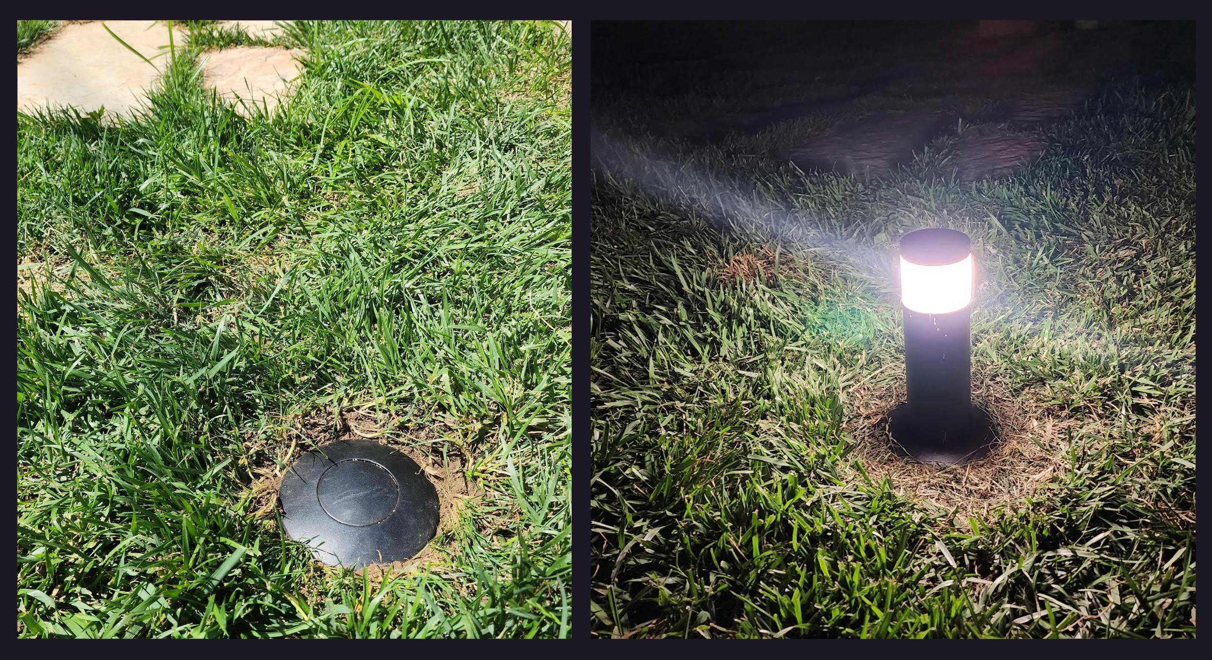 Retractable Landscape Lights